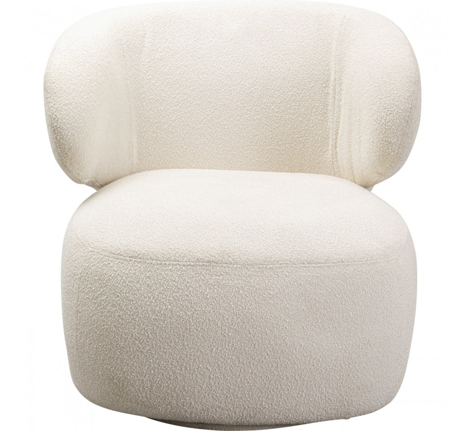 Draaifauteuil Elite crème Kare Design