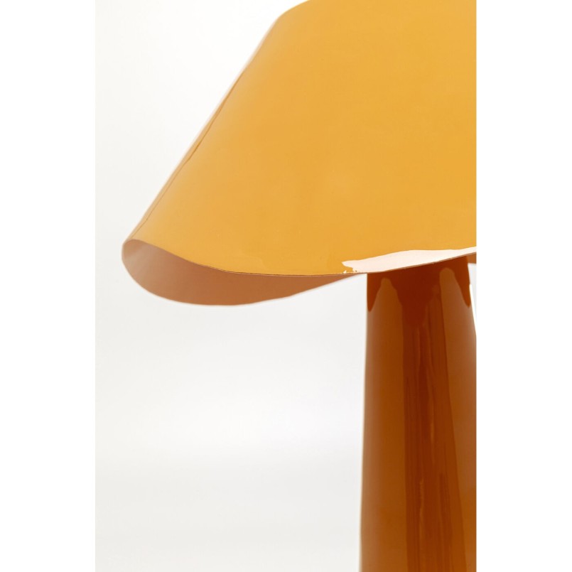 Lampe à poser Cloudy rond orange 49cm