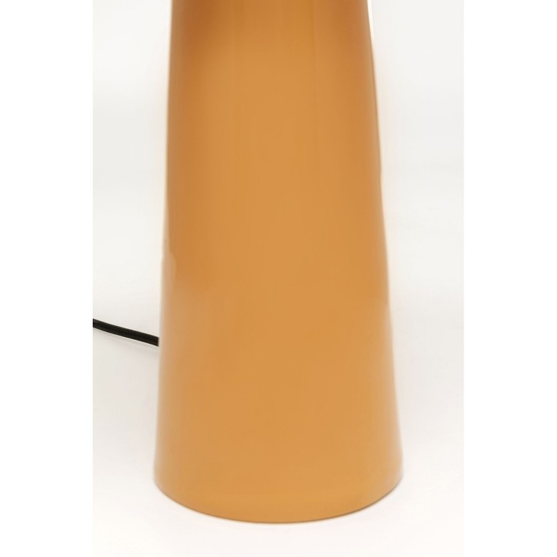 Lampe à poser Cloudy rond orange 49cm