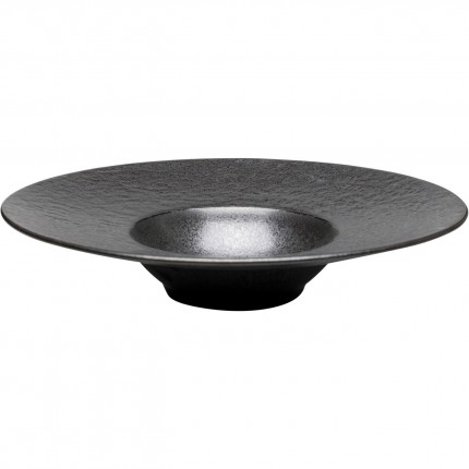 Plate Deep Cosmos Ø27cm black (4/set) Kare Design