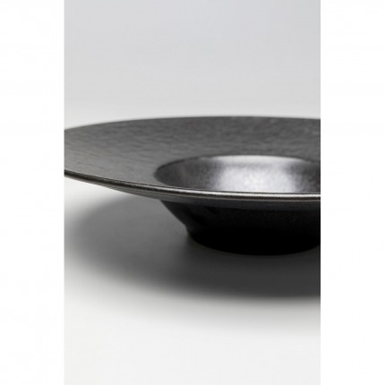 Plate Deep Cosmos Ø27cm black (4/set) Kare Design