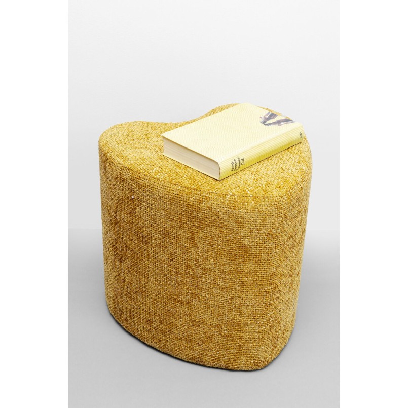 Tabouret Lovely jaune 36x34cm