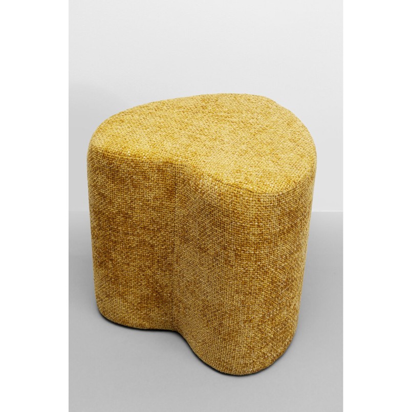 Tabouret Lovely jaune 36x34cm