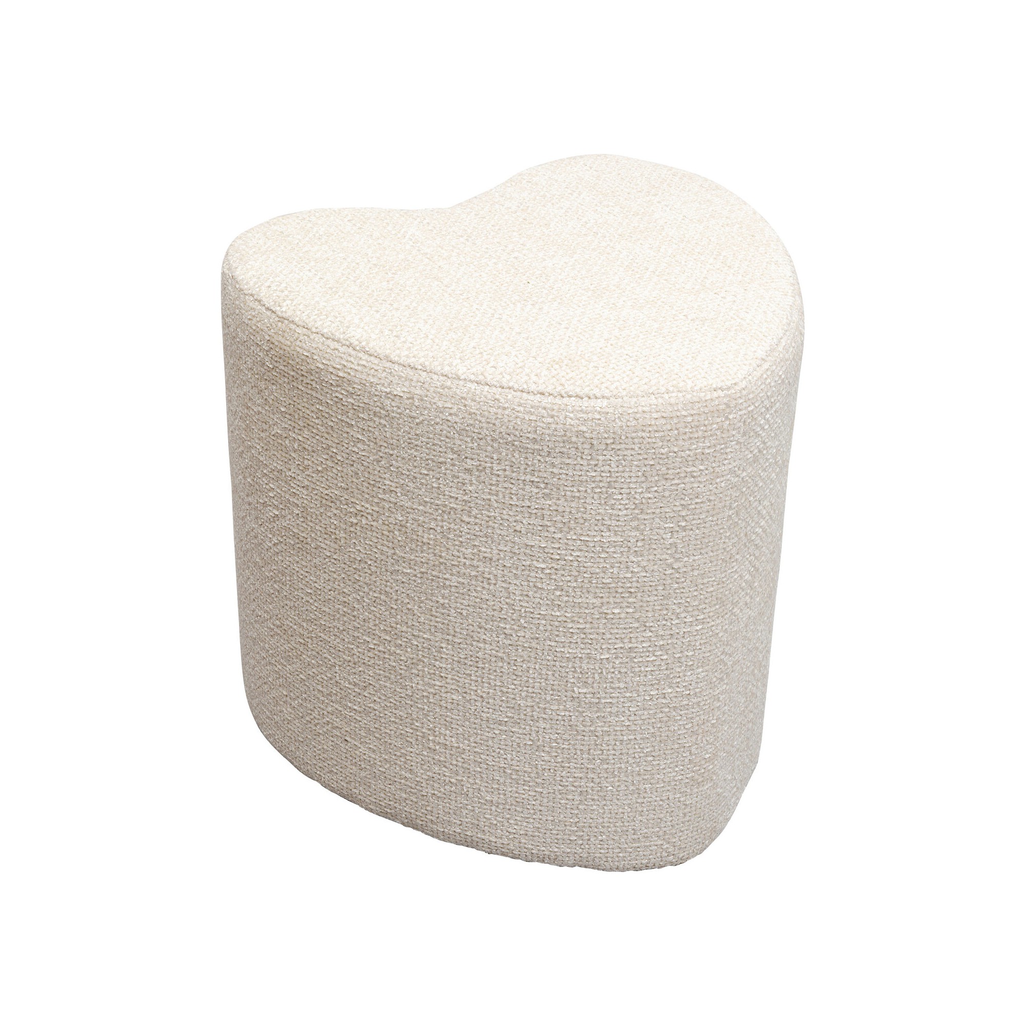 Tabouret Lovely crème 36x34cm