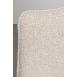 Chaise pivotante Modino crème