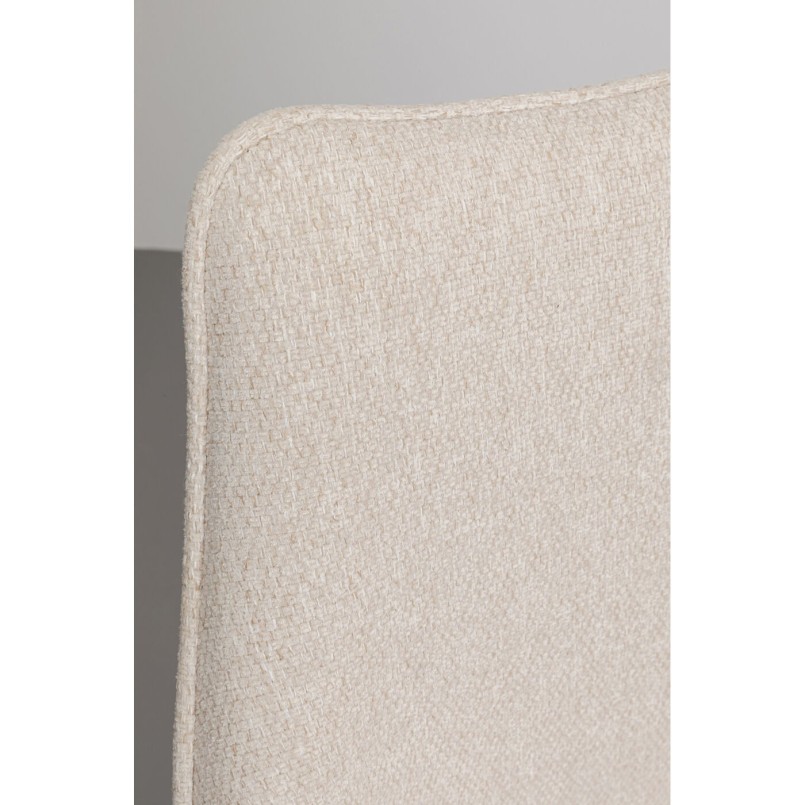 Chaise pivotante Modino crème