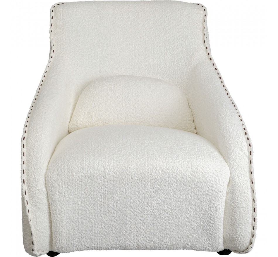 Schommelstoel Swing Ritmo Boucle creme Kare Design