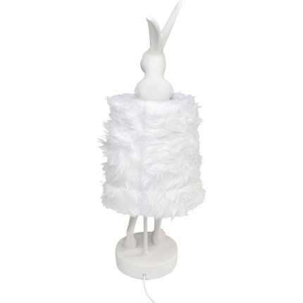 Tafellamp Animal konijn Fluff 68cm wit Kare Design