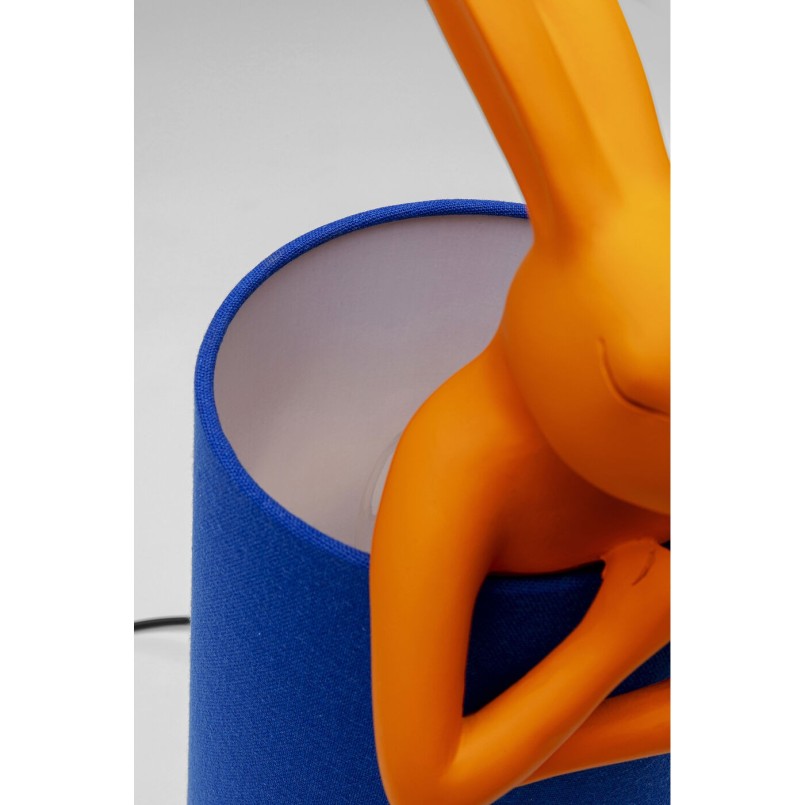 Lampe à poser Animal Rabbit orange/bleu 50cm