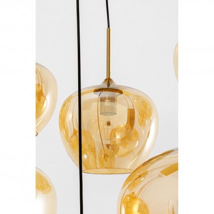 Pendant Lamp Sphere 10 amber Kare Design