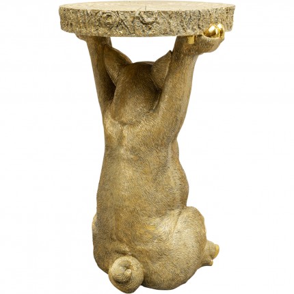 Bijzettafel Animal goud varken Kare Design