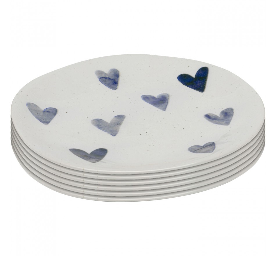 Borden Cuori 22cm (6/set) Kare Design