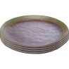 Earthenware plates set of 4 violets - Hermosa - Kare Design