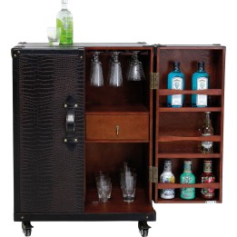 Vintage houten bar - Globetrotter - Kare Design