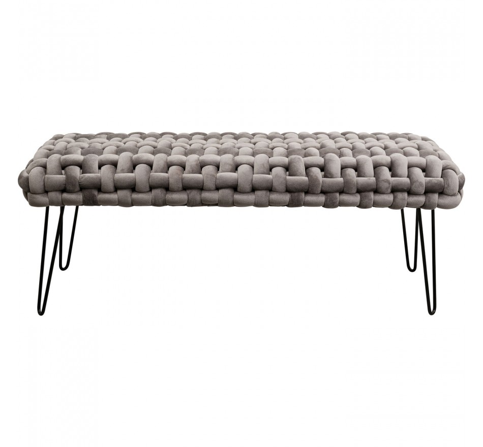 Bank Weave fluweel grijs Kare Design