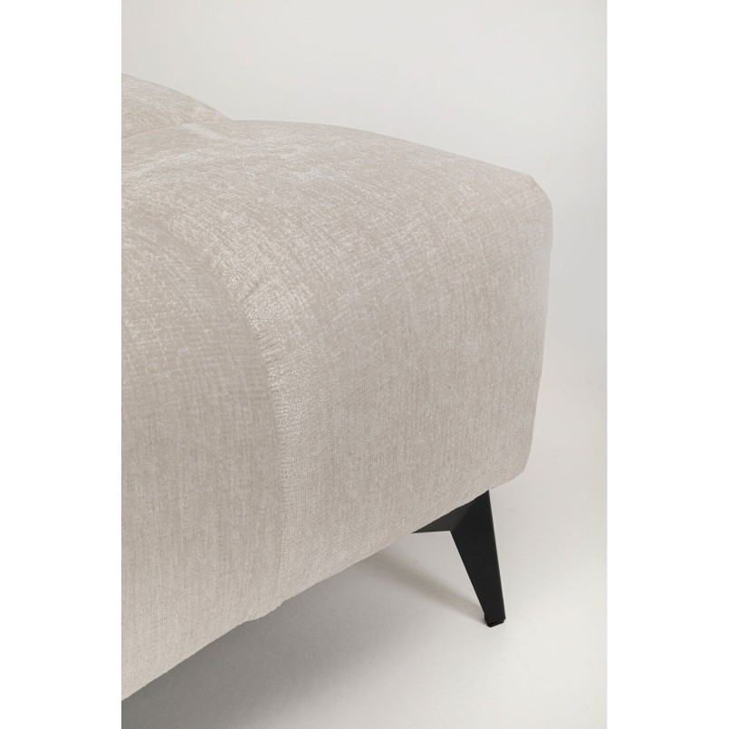 Repose-pieds en velours crème - Nia - Kare Design