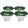 Bols verts et blancs en porcelaine - Colorino - Kare Design