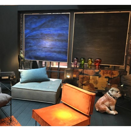 Woonaccessoires transparant hoofd geel Kare Design