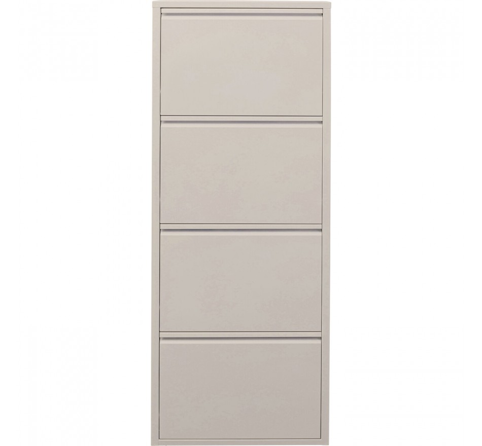 Schoenenkast Caruso creme 4 laden Kare Design