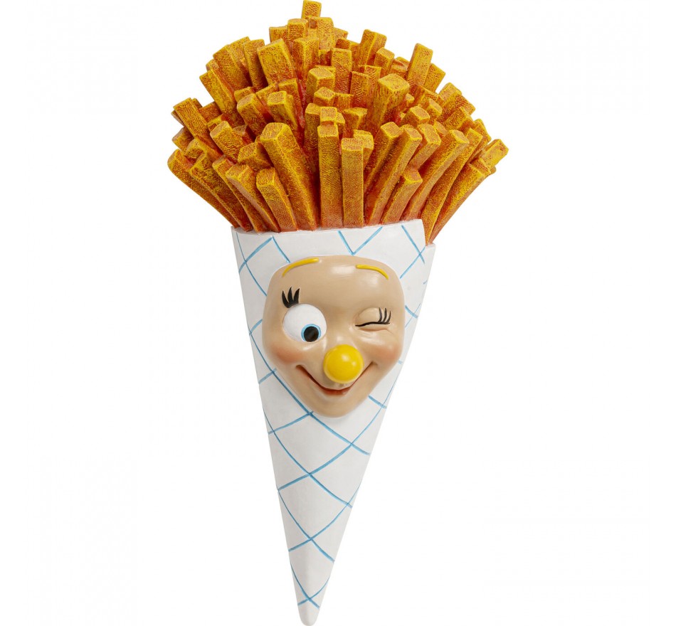 Déco murale cornet de frites 46cm Kare Design