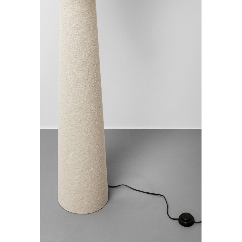 Lampadaire Marleen beige bouclé 190cm