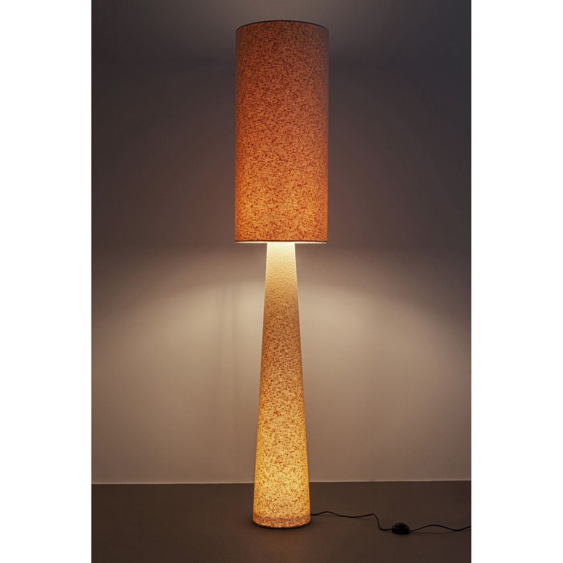 Lampadaire Marleen beige bouclé 190cm