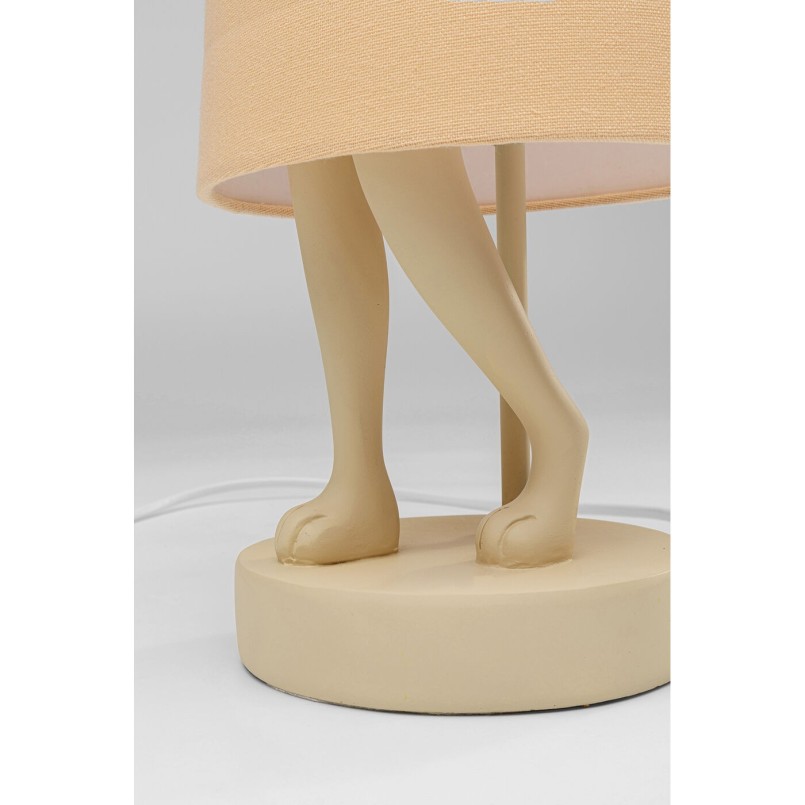 Lampe à poser Animal Rabbit champagne/peach 50cm