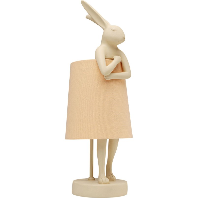 Lampe à poser Animal Rabbit champagne/peach 50cm
