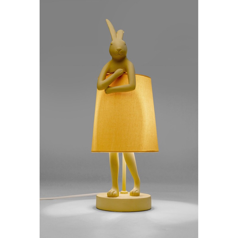 Lampe à poser Animal Rabbit champagne/peach 50cm