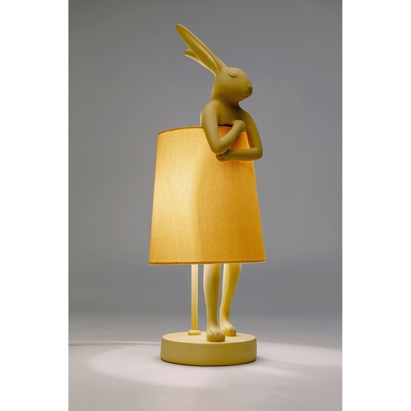 Lampe à poser Animal Rabbit champagne/peach 50cm