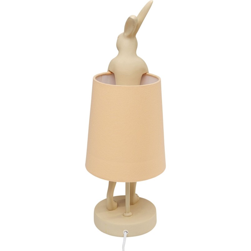 Lampe à poser Animal Rabbit champagne/peach 50cm