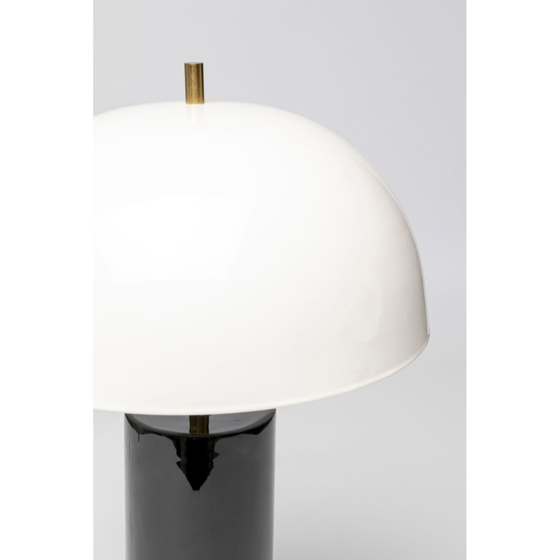 Lampe à poser Josy blanc-noir 51cm