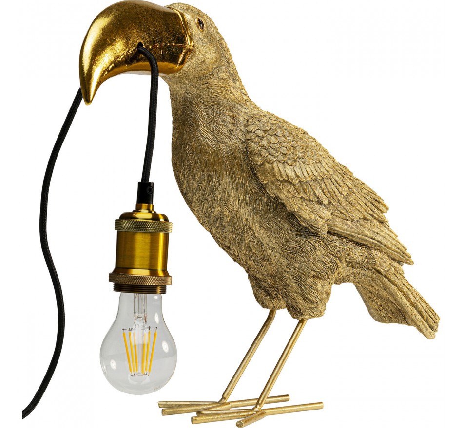 Tafellamp toekan goud Kare Design