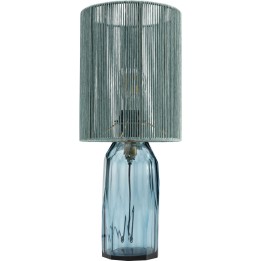 Lampe à poser Veccio bleu 42cm