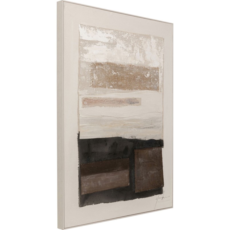 Tableau encadré Lontano marron 90x120cm