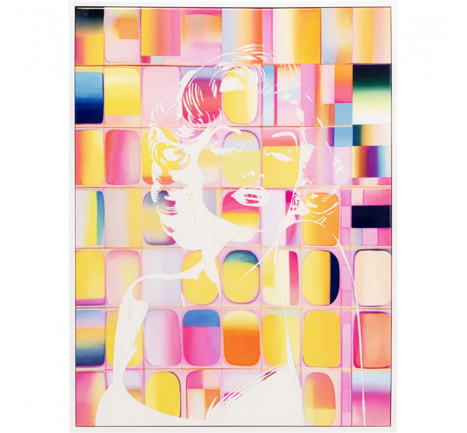Schilderij Diva Pixel 90x120cm Kare Design