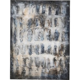 Tableau sur toile Shadows gris 90x120cm