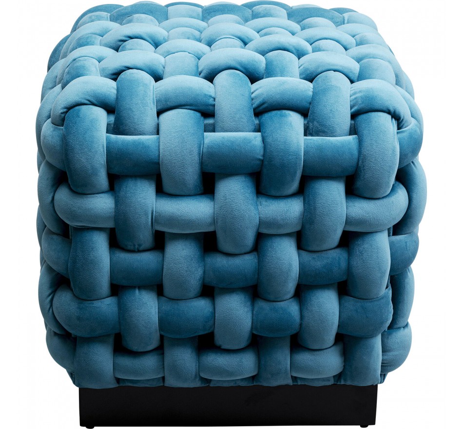 Kruk Weave fluweel blauw Kare Design