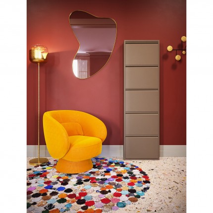 Spiegel Shape Messing 110x120cm Kare Design