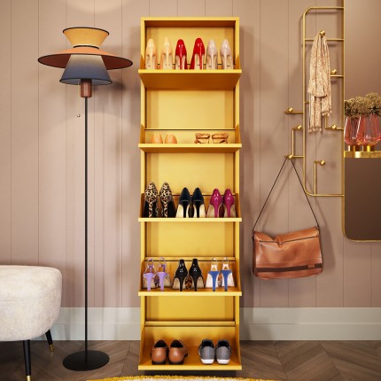 Kapstok Spiegel Tristan 150x76cm goud Kare Design