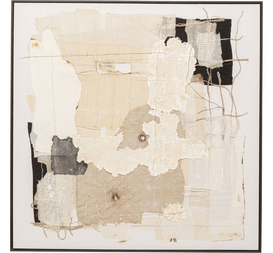 Schilderij Arty Collage 123x123cm Kare Design