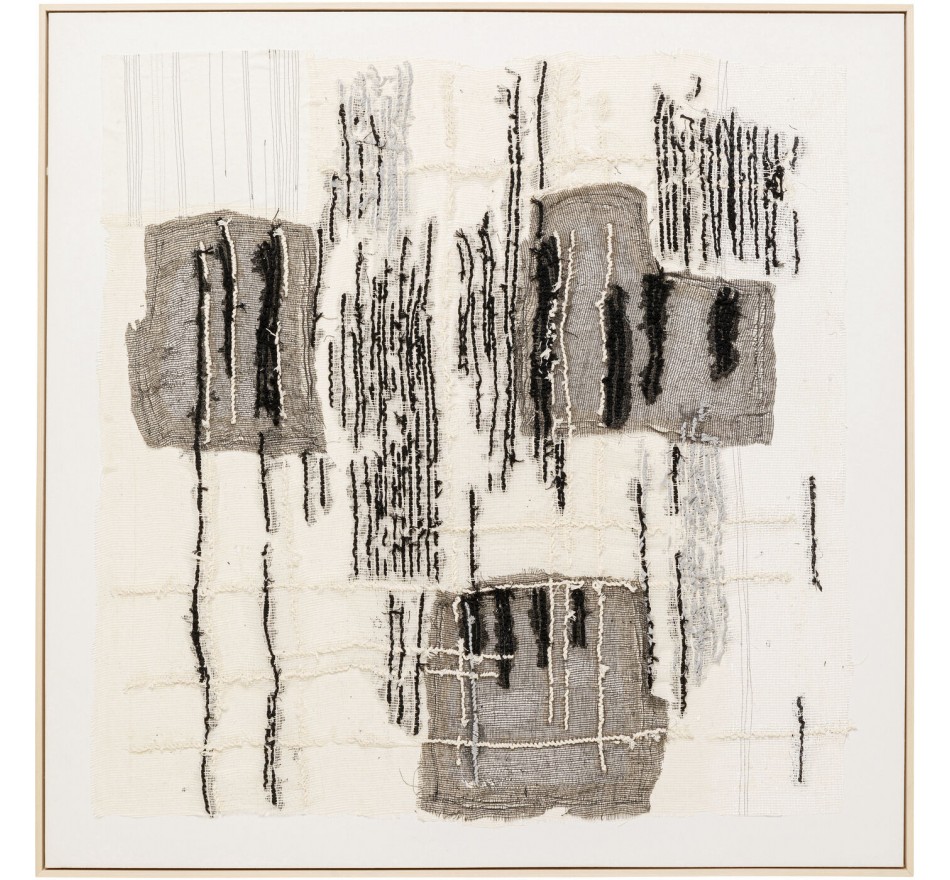 Schilderij Cucito 123x123cm Kare Design