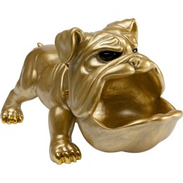 Figurine décorative Hungry Dog doré 37cm