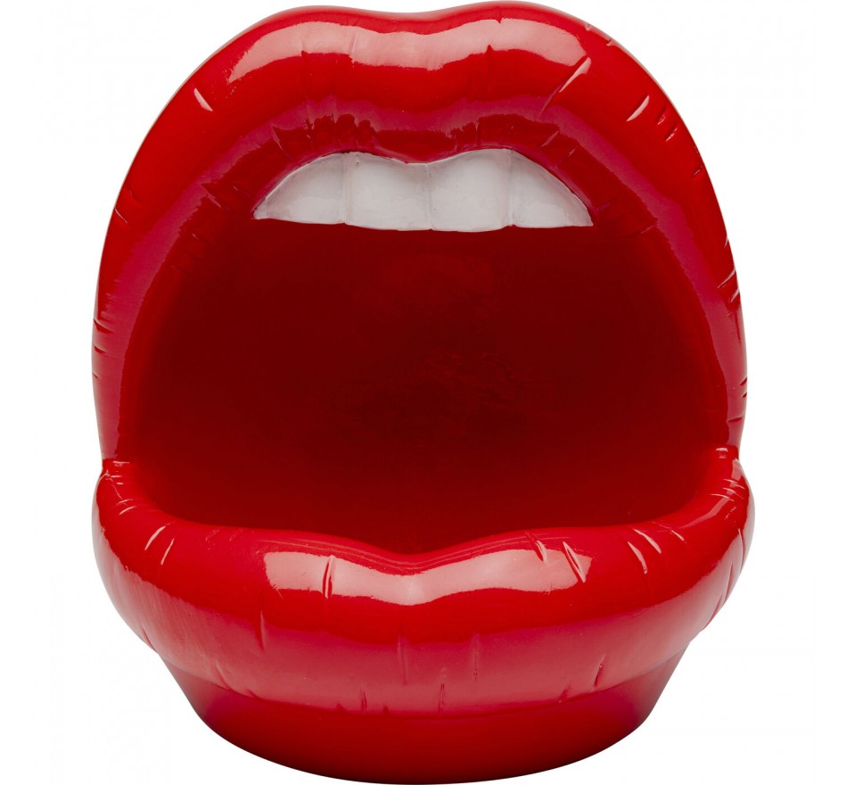 Woonaccessoires rood mond open Kare Design