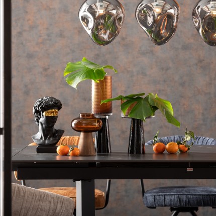 Woonaccessoires zwart man profiel goudmasker Kare Design