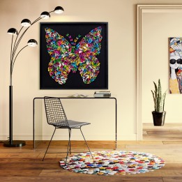 Patchwork Circle Multi Patchwork Mat 150 cm Kare Design