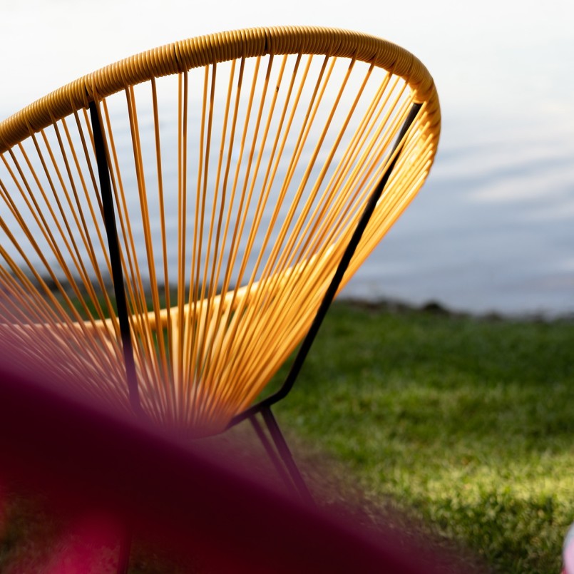 Fauteuil de jardin orange - Acapulco - Kare Design