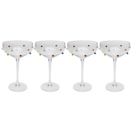 Verres à cocktail billes multicolores 3D - Party Dots - Kare Design