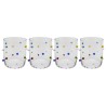 Veelkleurige 3D waterglazen - Party Dots - Kare Design