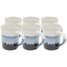 Mugs in shades of white and blue - Brezza - Kare Design
